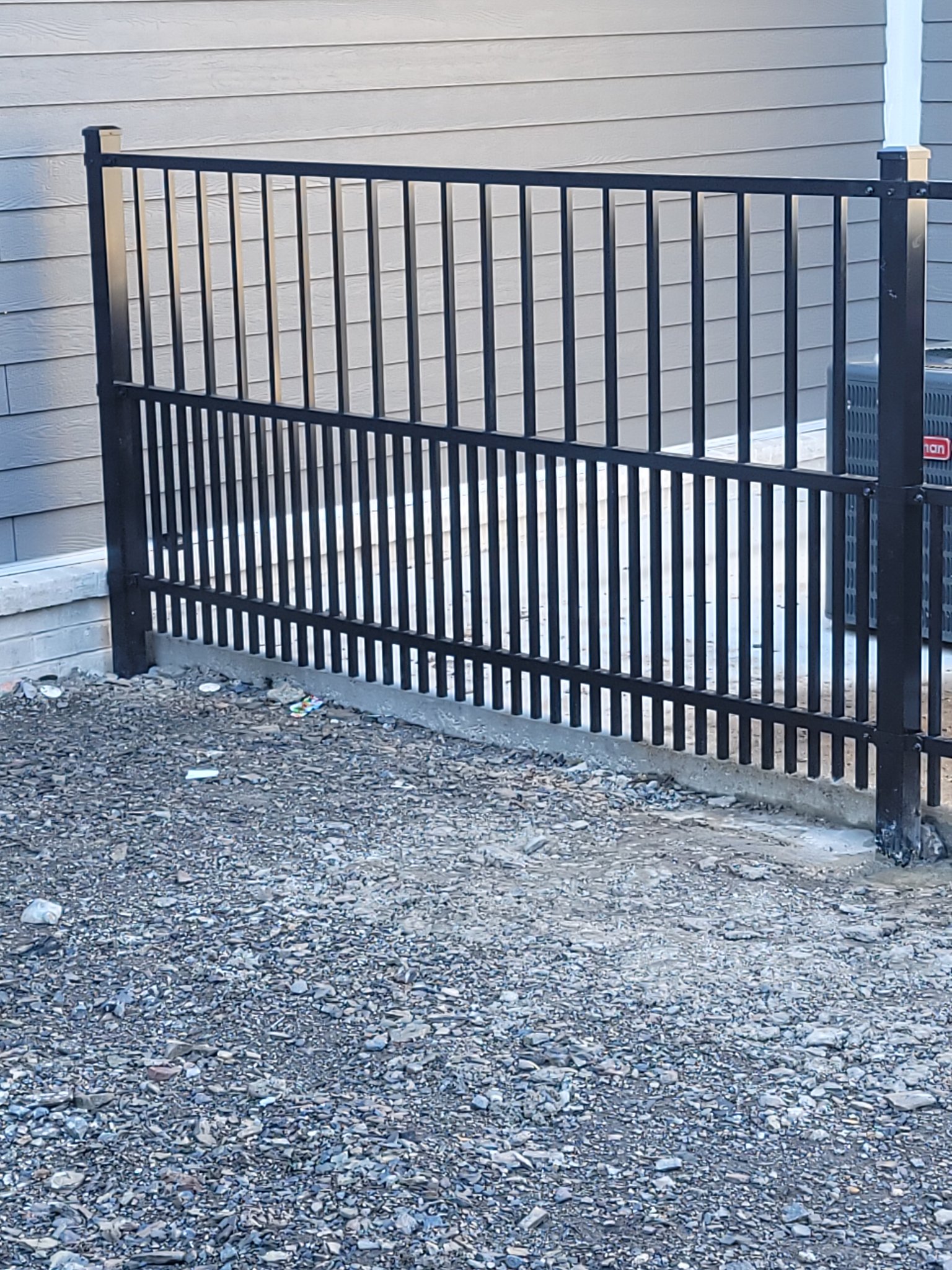 Ornamental fence at Maumelle senior living community
