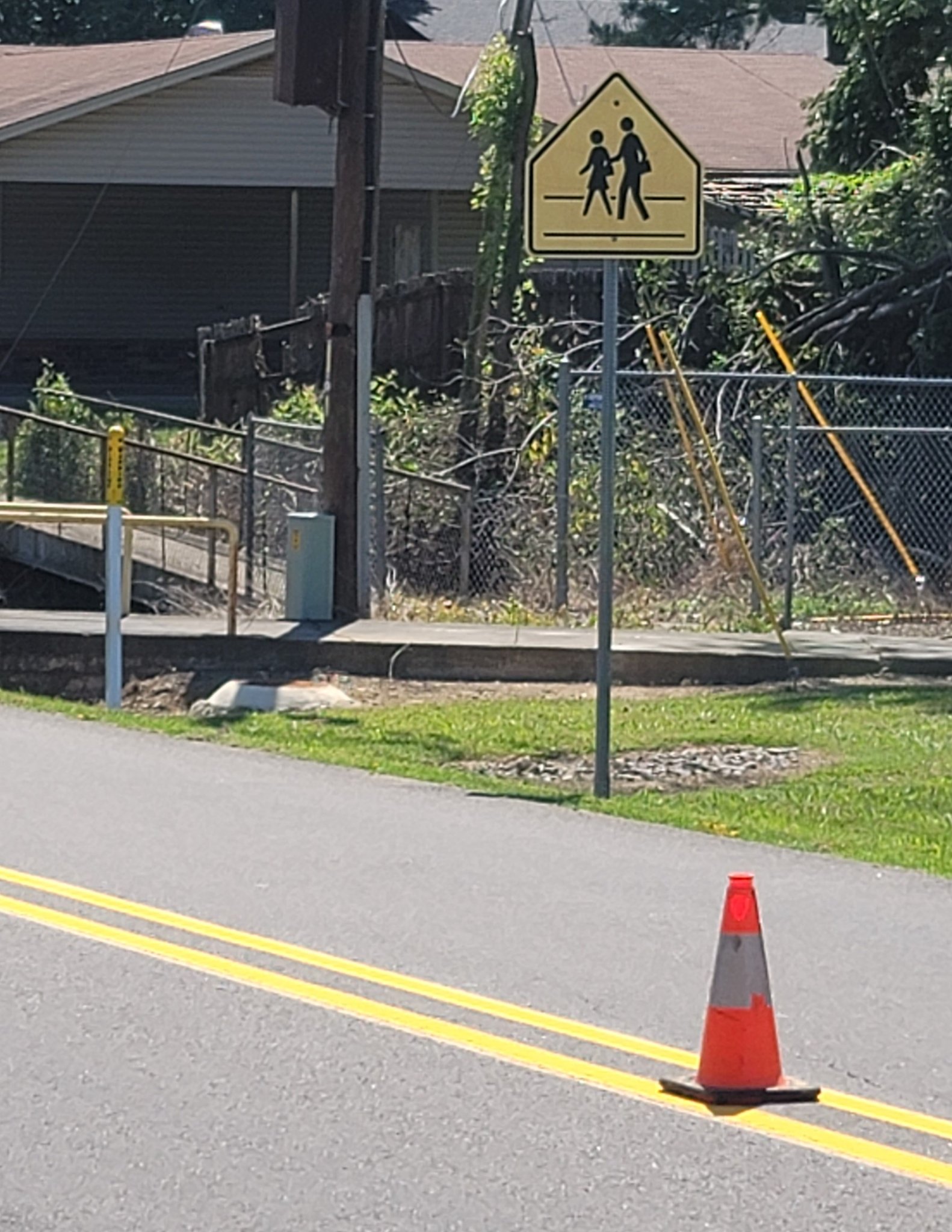 Back-to-school road markings - thermoplastic striping in Russellville AR